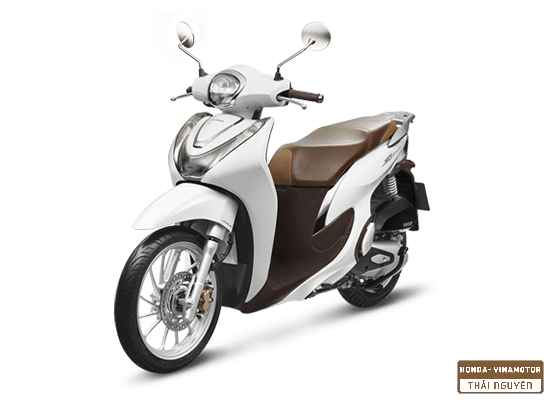 Sh Mode 125cc Trắng Nâu - Thời Trang (ABS)