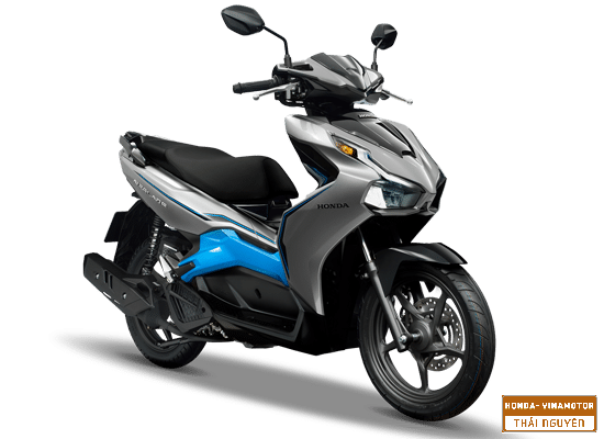 Honda Air Blade 125 màu Bạc Xanh Đen 2020  phiên bản Tiêu Chuẩn phanh CBS   AirBlade2020  ab2020bxd125