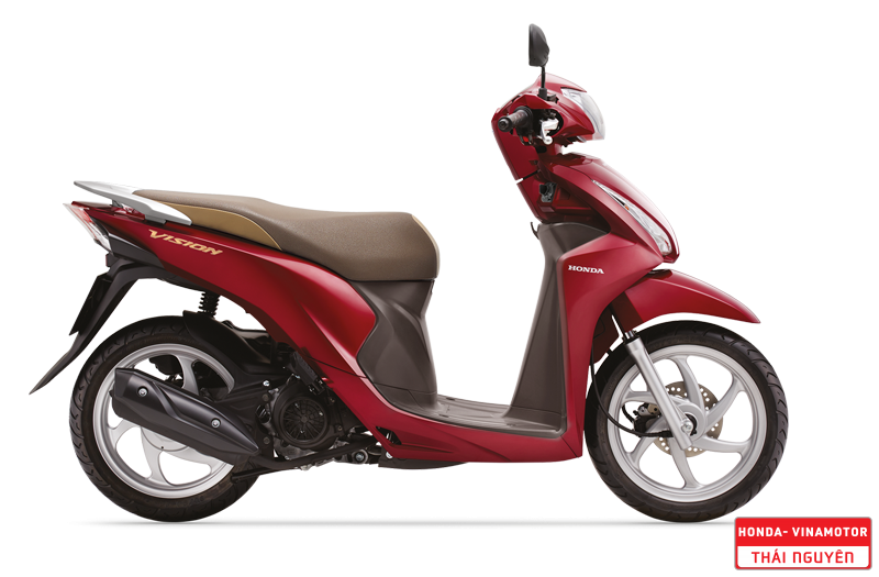 VISION 110cc Đỏ Nâu - Cao Cấp