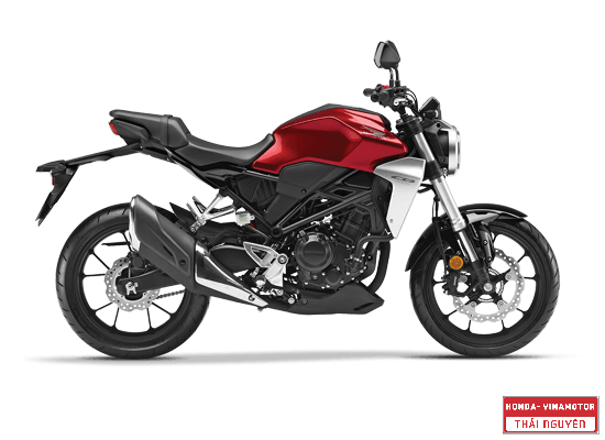 CB300r Đỏ Bạc Đen