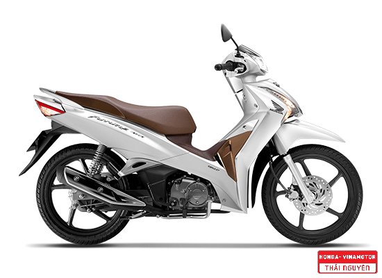 FUTURE 125cc Trắng Nâu Đen - Vành Đúc