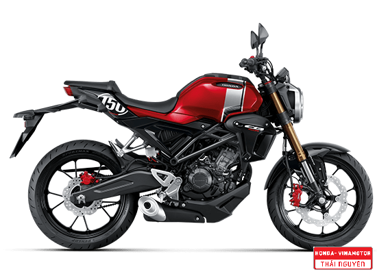 CB150r Đỏ Đen Bạc