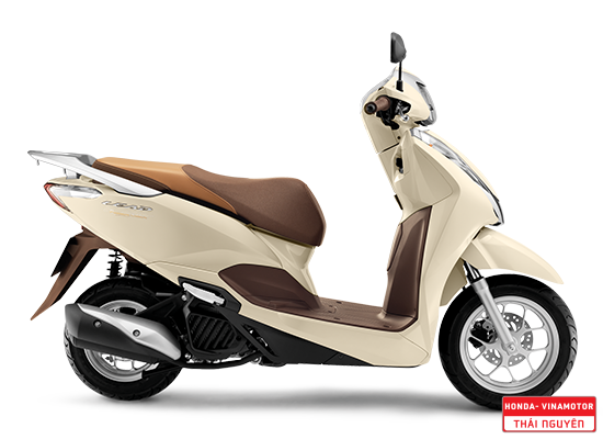 LEAD 125cc Trắng Ngà Nâu - Cao Cấp