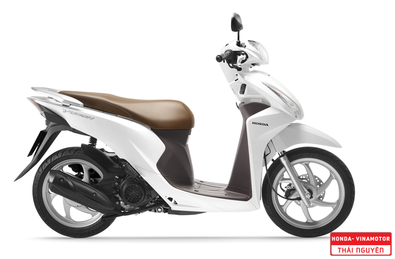 VISION 110cc Trắng Nâu - Tiêu Chuẩn