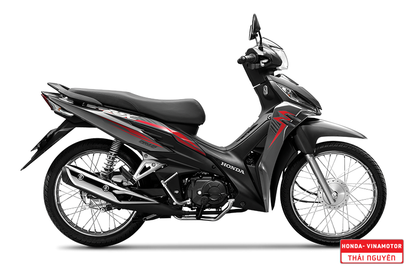 WAVE RSX 110cc Xám Đen - Vành Nan