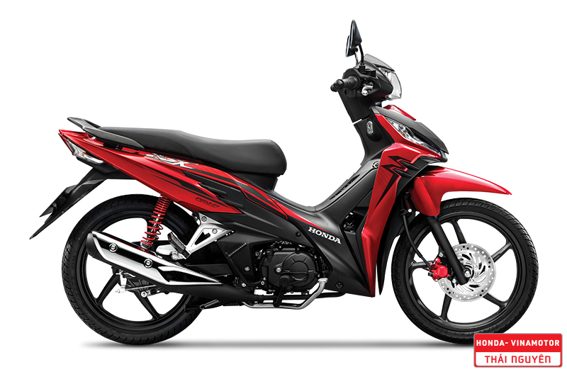 WAVE RSX 110cc Đỏ đen - vành đúc