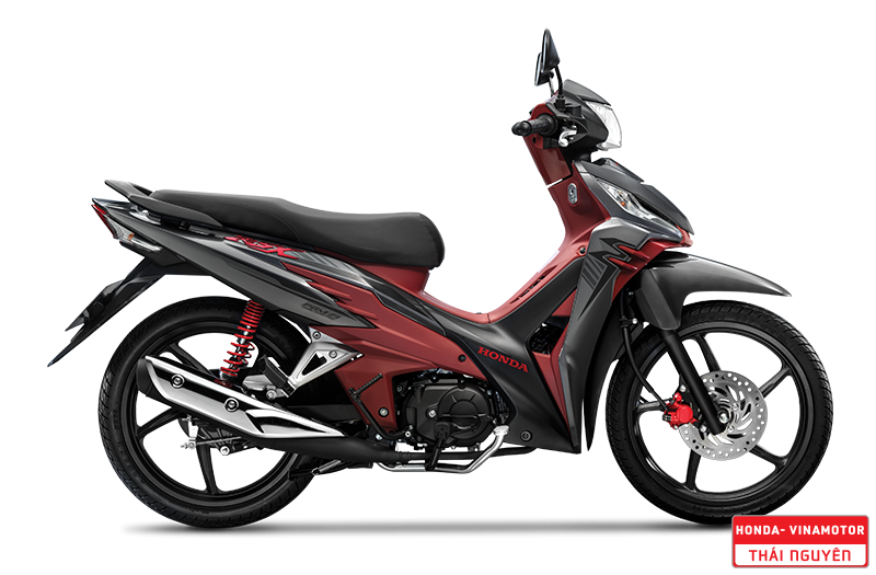 WAVE RSX 110cc Xám Đỏ - vành đúc