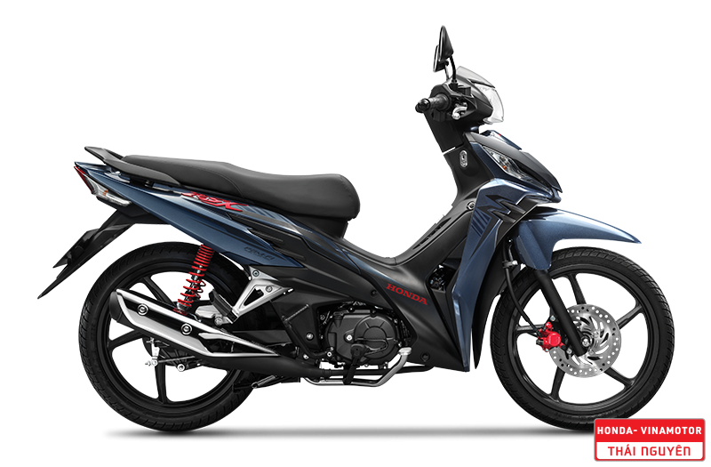 WAVE RSX 110cc Xanh Xám Đen - Vành Đúc